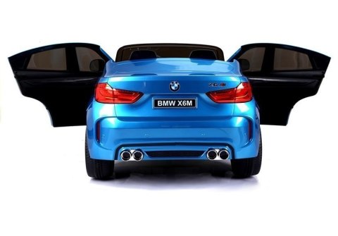 AUTO NA AKUMULATOR DLA DZIECKA BMW X6M LAKIER 2X120W EVA PILOT SKÓRA MP3