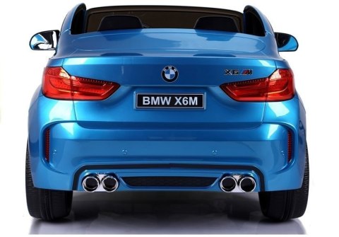 AUTO NA AKUMULATOR DLA DZIECKA BMW X6M LAKIER 2X120W EVA PILOT SKÓRA MP3