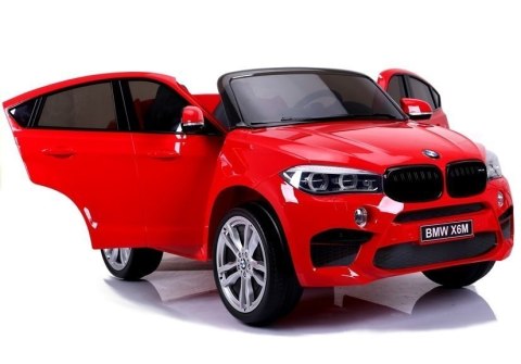 AUTO NA AKUMULATOR DLA DZIECKA BMW X6M 2X120W EVA PILOT SKÓRA MP3 LED