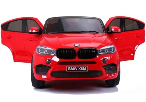 AUTO NA AKUMULATOR DLA DZIECKA BMW X6M 2X120W EVA PILOT SKÓRA MP3 LED