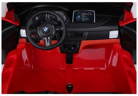 AUTO NA AKUMULATOR DLA DZIECKA BMW X6M 2X120W EVA PILOT SKÓRA MP3 LED