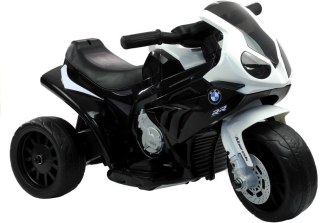 MOTOREK NA AKUMULATOR DLA DZIECI 1-3 LATA TRÓJKOŁOWY BMW S1000RR LED SKÓRA
