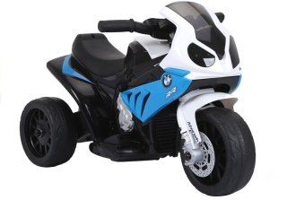 MOTOREK NA AKUMULATOR DLA DZIECI 1-3 LATA TRÓJKOŁOWY BMW S1000RR LED SKÓRA