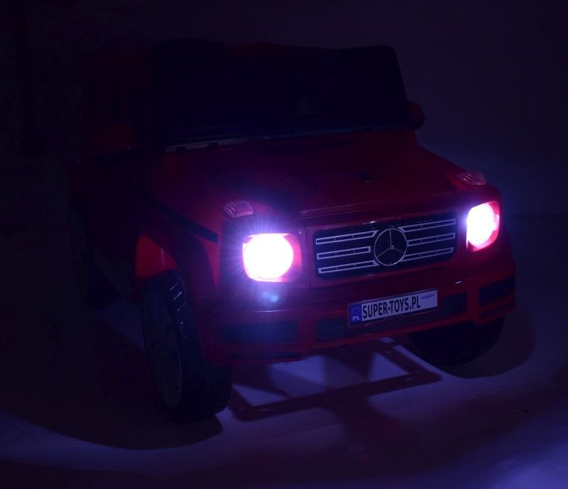 MERCEDES G500 NA AKUMULATOR MIĘKKIE KOŁA EVA, MIĘKKIE SIEDZENIE, LAKIEROWANY FULL OPCJA/JJ2077 MERCEDES G500 NA AKUMULATOR MIĘKKIE KOŁA EVA, MIĘKKIE SIEDZENIE, LAKIEROWANY FULL OPCJA/JJ2077