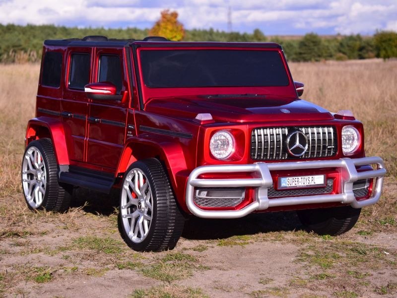 MERCEDES G63 AMG DLA 2 DZIECI, 24V, 4X4, MIĘKKIE KOŁA EVA, MIĘKKIE SIEDZENIE, LAKIER POLEROWANY FULL OPCJA/S-307 MERCEDES G63 AMG DLA 2 DZIECI, 24V, 4X4, MIĘKKIE KOŁA EVA, MIĘKKIE SIEDZENIE, LAKIER POLEROWANY FULL OPCJA/S-307