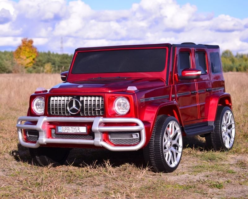 MERCEDES G63 AMG DLA 2 DZIECI, 24V, 4X4, MIĘKKIE KOŁA EVA, MIĘKKIE SIEDZENIE, LAKIER POLEROWANY FULL OPCJA/S-307 MERCEDES G63 AMG DLA 2 DZIECI, 24V, 4X4, MIĘKKIE KOŁA EVA, MIĘKKIE SIEDZENIE, LAKIER POLEROWANY FULL OPCJA/S-307