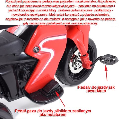 MOTOREK NA AKUMULATOR, ROWEREK I PCHACZ 3 W JEDNYM, NOWOŚĆ/HL108 MOTOREK NA AKUMULATOR, ROWEREK I PCHACZ 3 W JEDNYM, NOWOŚĆ/HL108