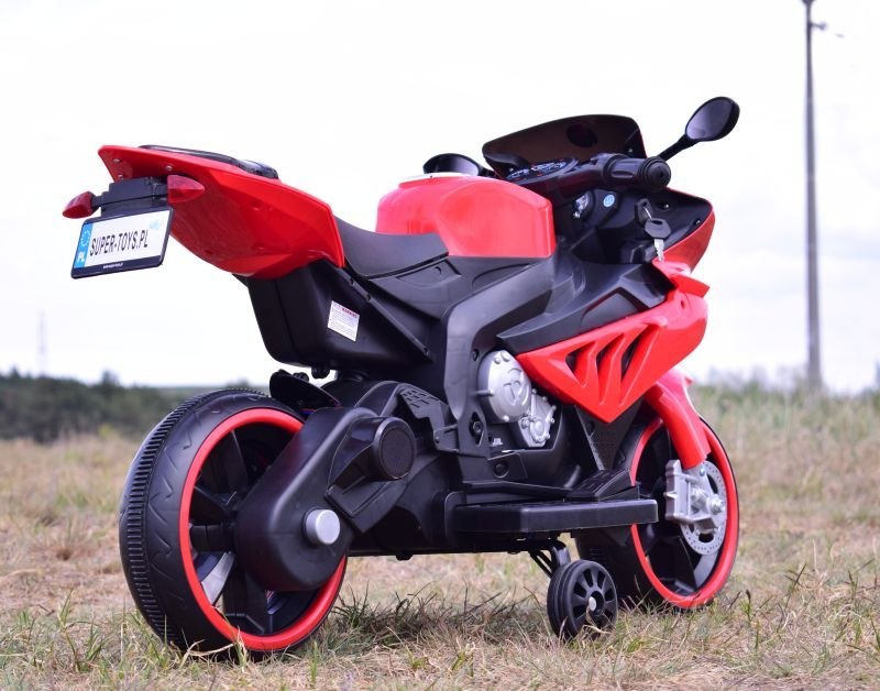 MOTOR ŚCIGACZ POWER 8798 2 SILNIKI, DWA AKUMULATORY - PIERWSZY MOTOREK DLA DZIECKA, ŚWIECĄCE KOŁA, GAZ W MA