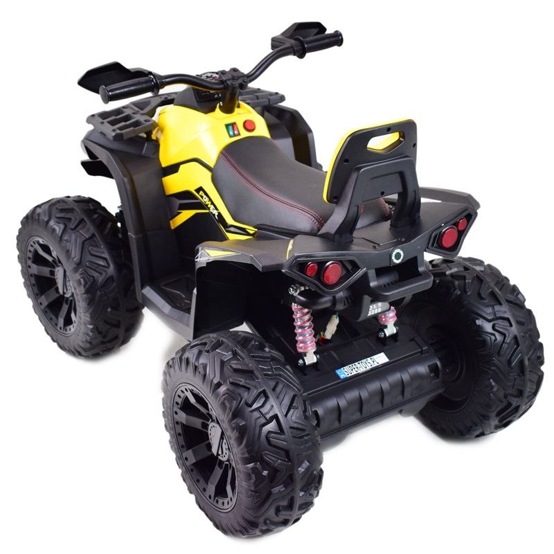 WIELKI QUAD NA AKUMULATOR POWER HERO - 4 SILNIKI, MIĘKKIE KOŁA/QLS3288 WIELKI QUAD NA AKUMULATOR POWER HERO - 4 SILNIKI, MIĘKKIE KOŁA/QLS3288
