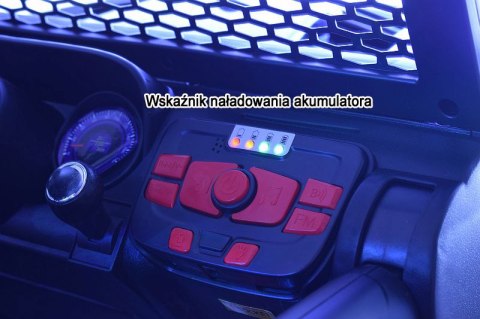 MEGA JEEP SUNSHINE, NAPĘD 4X4, 2X12V, WOLNY START/ MIĘKKIE KOŁA, BLUETOOTH, RADIO EXCLUSIVE/2388 MEGA JEEP SUNSHINE, NAPĘD 4X4, 2X12V, WOLNY START/ MIĘKKIE KOŁA, BLUETOOTH, RADIO EXCLUSIVE/2388