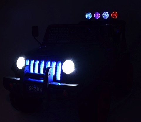 MEGA JEEP SUNSHINE, NAPĘD 4X4, 2X12V, WOLNY START/ MIĘKKIE KOŁA, BLUETOOTH, RADIO EXCLUSIVE/2388 MEGA JEEP SUNSHINE, NAPĘD 4X4, 2X12V, WOLNY START/ MIĘKKIE KOŁA, BLUETOOTH, RADIO EXCLUSIVE/2388
