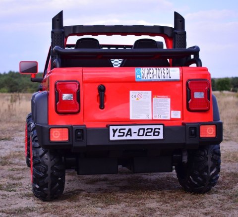 MEGA DZIP 4X4, MIĘKKIE KOŁA EVA, MIĘKKIE SIEDZENIE, PANEL, FULL OPCJA /YSA026 MEGA DZIP 4X4, MIĘKKIE KOŁA EVA, MIĘKKIE SIEDZENIE, PANEL, FULL OPCJA /YSA026