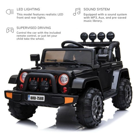 MEGA JEEP FULLTIME, NAPĘD 4X4, 1X12V ,WOLNY START/ MIĘKKIE KOŁA, FUNKCJA BUJANIAEXCLUSIVE/7588 MEGA JEEP FULLTIME, NAPĘD 4X4, 1X12V ,WOLNY START/ MIĘKKIE KOŁA, FUNKCJA BUJANIAEXCLUSIVE/7588