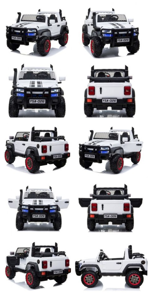 MEGA DZIP 4X4, MIĘKKIE KOŁA EVA, MIĘKKIE SIEDZENIE, PANEL, FULL OPCJA 2x12V /YSA026 MEGA DZIP 4X4, MIĘKKIE KOŁA EVA, MIĘKKIE SIEDZENIE, PANEL, FULL OPCJA 2x12V /YSA026