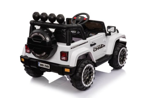 MEGA JEEP FULLTIME, NAPĘD 4X4, 1X12V ,WOLNY START/ MIĘKKIE KOŁA, FUNKCJA BUJANIAEXCLUSIVE/7588 MEGA JEEP FULLTIME, NAPĘD 4X4, 1X12V ,WOLNY START/ MIĘKKIE KOŁA, FUNKCJA BUJANIAEXCLUSIVE/7588