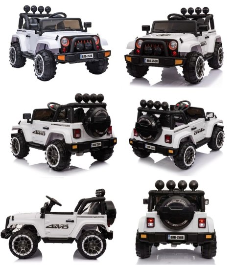 MEGA JEEP FULLTIME, NAPĘD 4X4, 1X12V ,WOLNY START/ MIĘKKIE KOŁA, FUNKCJA BUJANIAEXCLUSIVE/7588 MEGA JEEP FULLTIME, NAPĘD 4X4, 1X12V ,WOLNY START/ MIĘKKIE KOŁA, FUNKCJA BUJANIAEXCLUSIVE/7588
