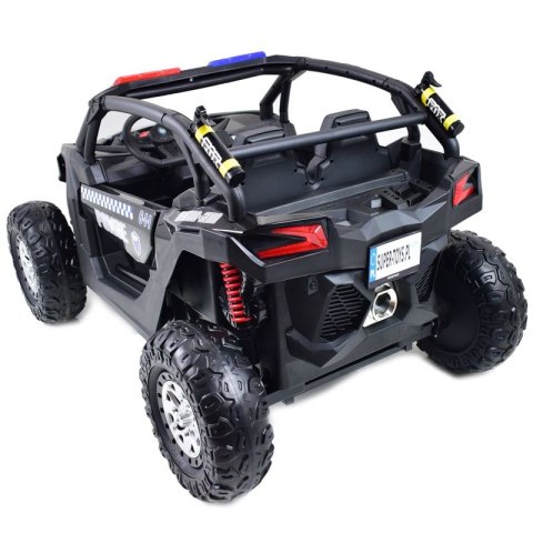 MEGA BUGGY UTV POLICJA TURBO R FOX DLA 2 DZIECI 4X200 W, 24V, SUPER MOC, WSPOMAGANIE/XB2118 MEGA BUGGY UTV POLICJA TURBO R FOX DLA 2 DZIECI 4X200 W, 24V, SUPER MOC, WSPOMAGANIE/XB2118