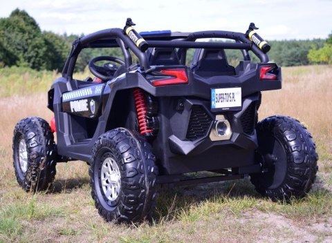MEGA BUGGY UTV POLICJA TURBO R FOX DLA 2 DZIECI 4X200 W, 24V, SUPER MOC, WSPOMAGANIE/XB2118 MEGA BUGGY UTV POLICJA TURBO R FOX DLA 2 DZIECI 4X200 W, 24V, SUPER MOC, WSPOMAGANIE/XB2118
