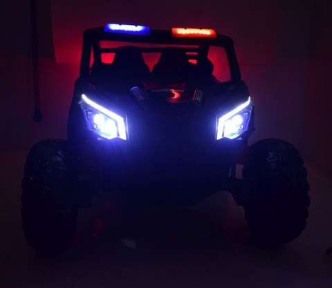 MEGA BUGGY UTV POLICJA TURBO R FOX DLA 2 DZIECI 4X200 W, 24V, SUPER MOC, WSPOMAGANIE/XB2118 MEGA BUGGY UTV POLICJA TURBO R FOX DLA 2 DZIECI 4X200 W, 24V, SUPER MOC, WSPOMAGANIE/XB2118