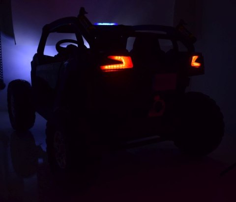 MEGA BUGGY UTV POLICJA TURBO R FOX DLA 2 DZIECI 4X200 W, 24V, SUPER MOC, WSPOMAGANIE/XB2118 MEGA BUGGY UTV POLICJA TURBO R FOX DLA 2 DZIECI 4X200 W, 24V, SUPER MOC, WSPOMAGANIE/XB2118
