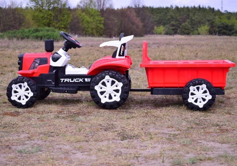 TRAKTOR NA AKUMULATOR Z PRZYCZEPĄ, MIĘKKIE SIEDZENIE,/HSD6601 TRAKTOR NA AKUMULATOR Z PRZYCZEPĄ, MIĘKKIE SIEDZENIE,/HSD6601
