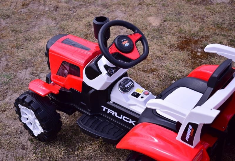 TRAKTOR NA AKUMULATOR Z PRZYCZEPĄ, MIĘKKIE SIEDZENIE,/HSD6601 TRAKTOR NA AKUMULATOR Z PRZYCZEPĄ, MIĘKKIE SIEDZENIE,/HSD6601