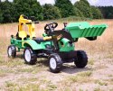 TRAKTOR NA PEDAŁY Z PRZYCZEPĄ, ŁYŻKĄ I KOPARKĄ/ TR3009 TRAKTOR NA PEDAŁY Z PRZYCZEPĄ, ŁYŻKĄ I KOPARKĄ/ TR3009