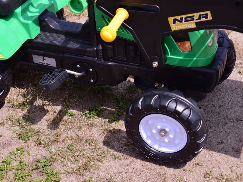 TRAKTOR NA PEDAŁY Z PRZYCZEPĄ, ŁYŻKĄ I KOPARKĄ/ TR3009 TRAKTOR NA PEDAŁY Z PRZYCZEPĄ, ŁYŻKĄ I KOPARKĄ/ TR3009
