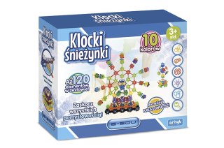 KLOCKI KONSTRUKCYJNE GEOMETRYCZNE ZESTAW ŚNIEŻYNKI