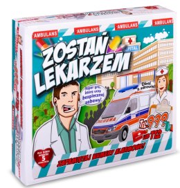 GRA ZOSTAŃ LEKARZEM PLANSZOWA DLA DZIECI I RODZINY