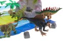 Figurki zwierzęta dinozaury 7szt + mata i akcesoria zestaw