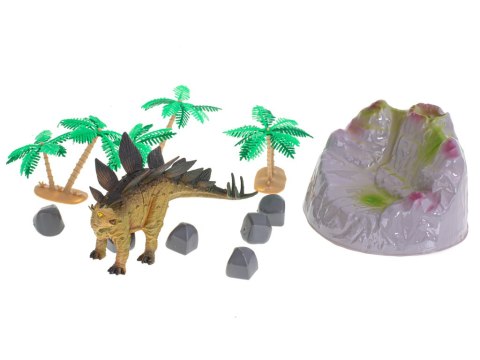 Figurki zwierzęta dinozaury 7szt + mata i akcesoria zestaw