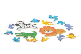 Puzzle w puszce zwierzątka safari 25 puzzli