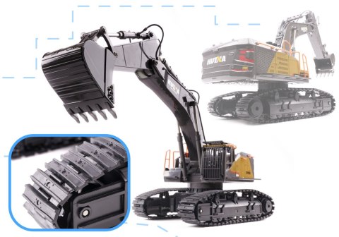 Koparka zdalnie sterowana na pilota RC H-Toys 1592 1:14 2,4GHz Koparka zdalnie sterowana na pilota RC H-Toys 1592 1:14 2,4GHz