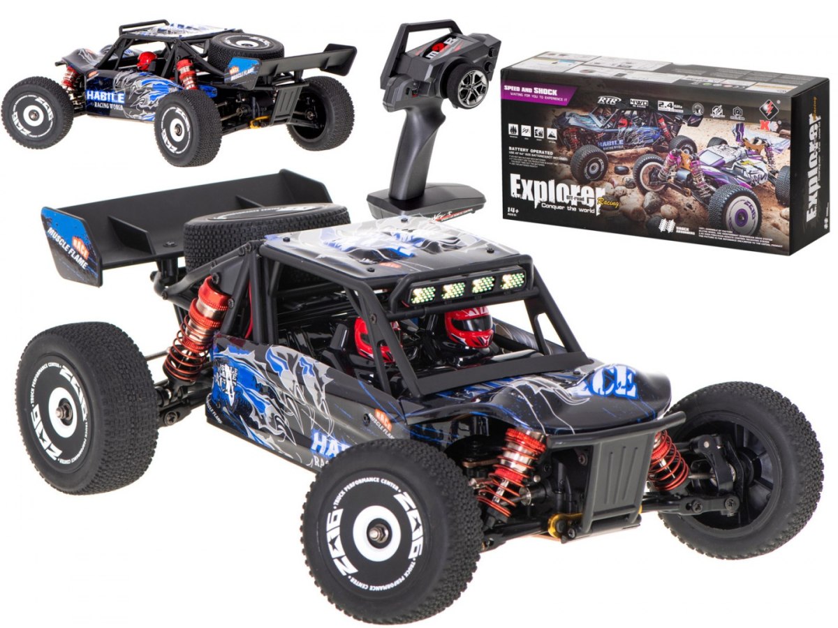 Samochód RC WLtoys 124018 2,4GHz 1:12 55km/h czarny Samochód RC WLtoys 124018 2,4GHz 1:12 55km/h czarny