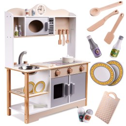 LULILO Kuchnia drewniana dla dzieci MDF KUKETO akcesoria 85cm