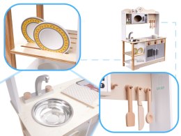 LULILO Kuchnia drewniana dla dzieci MDF KUKETO akcesoria 85cm