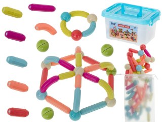 Klocki magnetyczne magnetic sticks duże patyczki dla małych dzieci 50 elementów