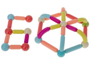 Klocki magnetyczne magnetic sticks duże patyczki dla małych dzieci 50 elementów