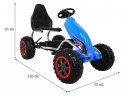 DUŻY GOKART NA PEDAŁY STRONG ŁOŻYSKA ŁAŃCUCH EVA DUŻY GOKART NA PEDAŁY STRONG ŁOŻYSKA ŁAŃCUCH EVA