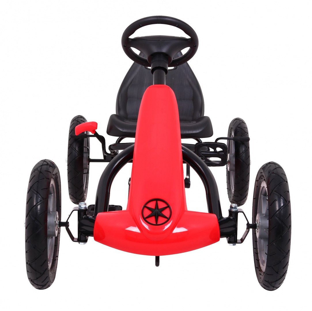 Gokart na pedały STAR Koła pompowane Łożyska Łańcuch Gokart na pedały STAR Koła pompowane Łożyska Łańcuch
