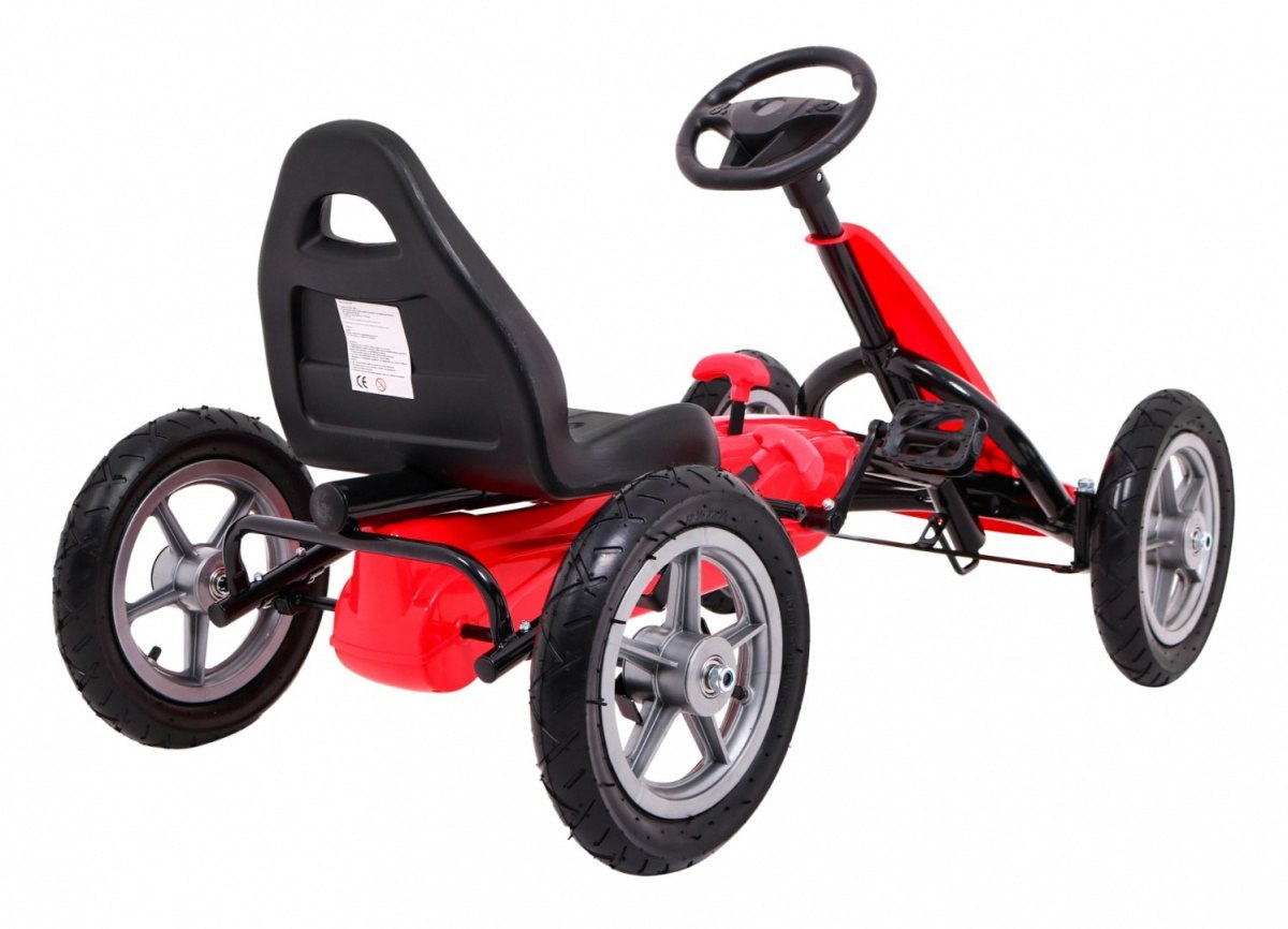 Gokart na pedały STAR Koła pompowane Łożyska Łańcuch Gokart na pedały STAR Koła pompowane Łożyska Łańcuch