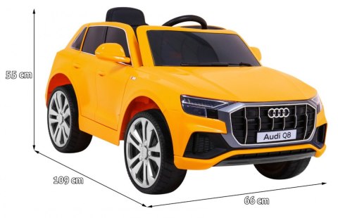 Auto na akumulator Audi Q8 LIFT Żółty Auto na akumulator Audi Q8 LIFT Żółty