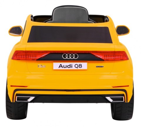 Auto na akumulator Audi Q8 LIFT Żółty Auto na akumulator Audi Q8 LIFT Żółty
