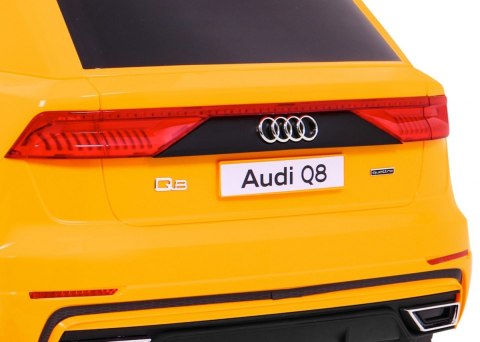 Auto na akumulator Audi Q8 LIFT Żółty Auto na akumulator Audi Q8 LIFT Żółty