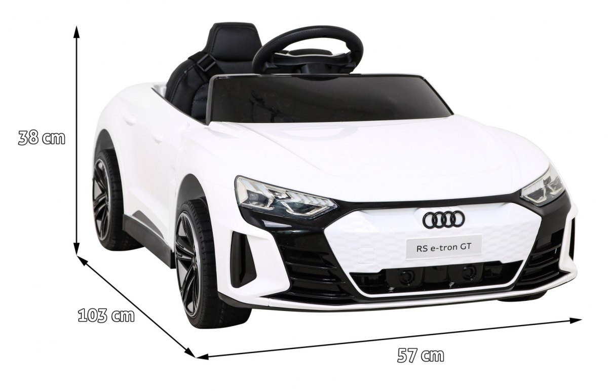 SAMOCHÓD NA AKUMULATOR AUDI RS E-TRON GT BIAŁY SAMOCHÓD NA AKUMULATOR AUDI RS E-TRON GT BIAŁY
