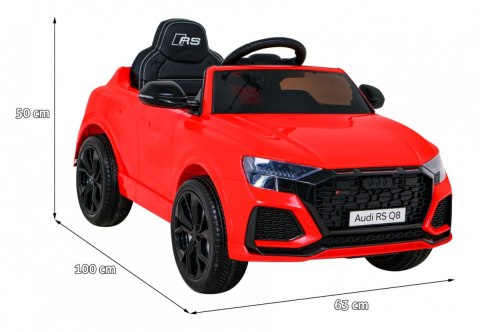 Auto na akumulator Audi RS Q8 Czerwony Auto na akumulator Audi RS Q8 Czerwony