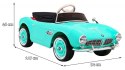 Auto na akumulator BMW 507 Retro Zielony Auto na akumulator BMW 507 Retro Zielony