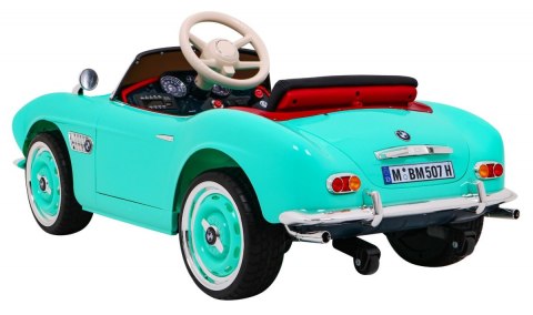 Auto na akumulator BMW 507 Retro Zielony Auto na akumulator BMW 507 Retro Zielony