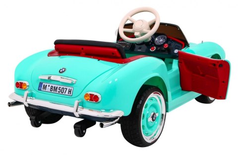Auto na akumulator BMW 507 Retro Zielony Auto na akumulator BMW 507 Retro Zielony